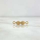 Herraje Ojos De Santa Lucia 0.3gr / 1.8cm / Troquelado Mate Oro Amarillo