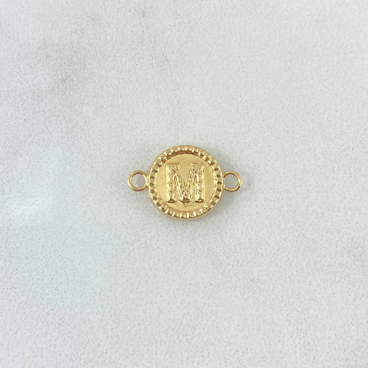 Herraje Letra M 0.55gr / 1.7cm / Oro 18K