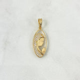 Dije Virgen Maria Silueta 2.4g / 3cm Oro Amarillo 18K