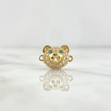Herraje Rostro Oso 1.75gr / 1.5cm / Circones Blancos - Verdes Oro Amarillo