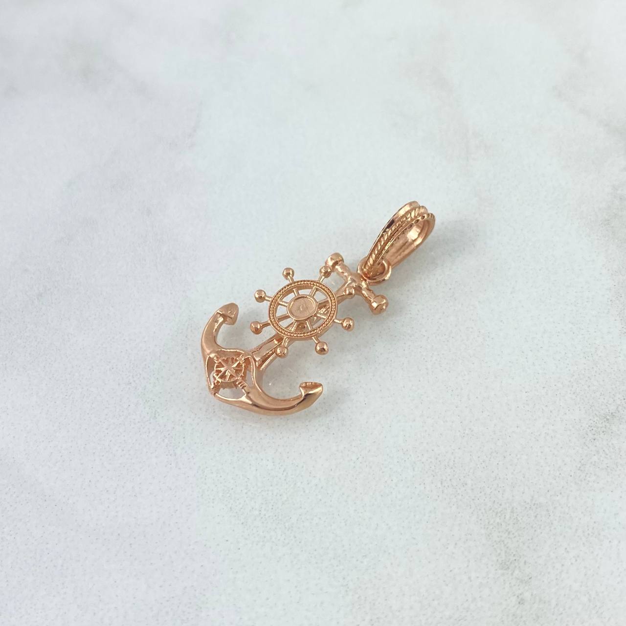 Dije Ancla Timon 2.05gr / 2.8cm / Oro Rosa