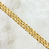 Pulso Lazo Triple Especial 4.75gr / 19cm / 6mm Oro Amarillo +3