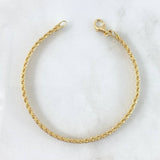 Pulso Lazo Triple Especial 4.75gr / 19cm / 6mm Oro Amarillo +3