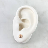 Topos Bola 0.5gr / 5mm Lisa Oro Rosa