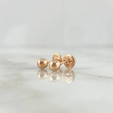 Topos Bola 0.45gr / 4mm Lisa Oro Rosa