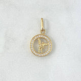Dije San Gabriel 1.1 g / 1.8 cm Oro Amarillo 18K