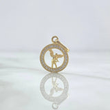 Dije San Gabriel 1.1 g / 1.8 cm Oro Amarillo 18K
