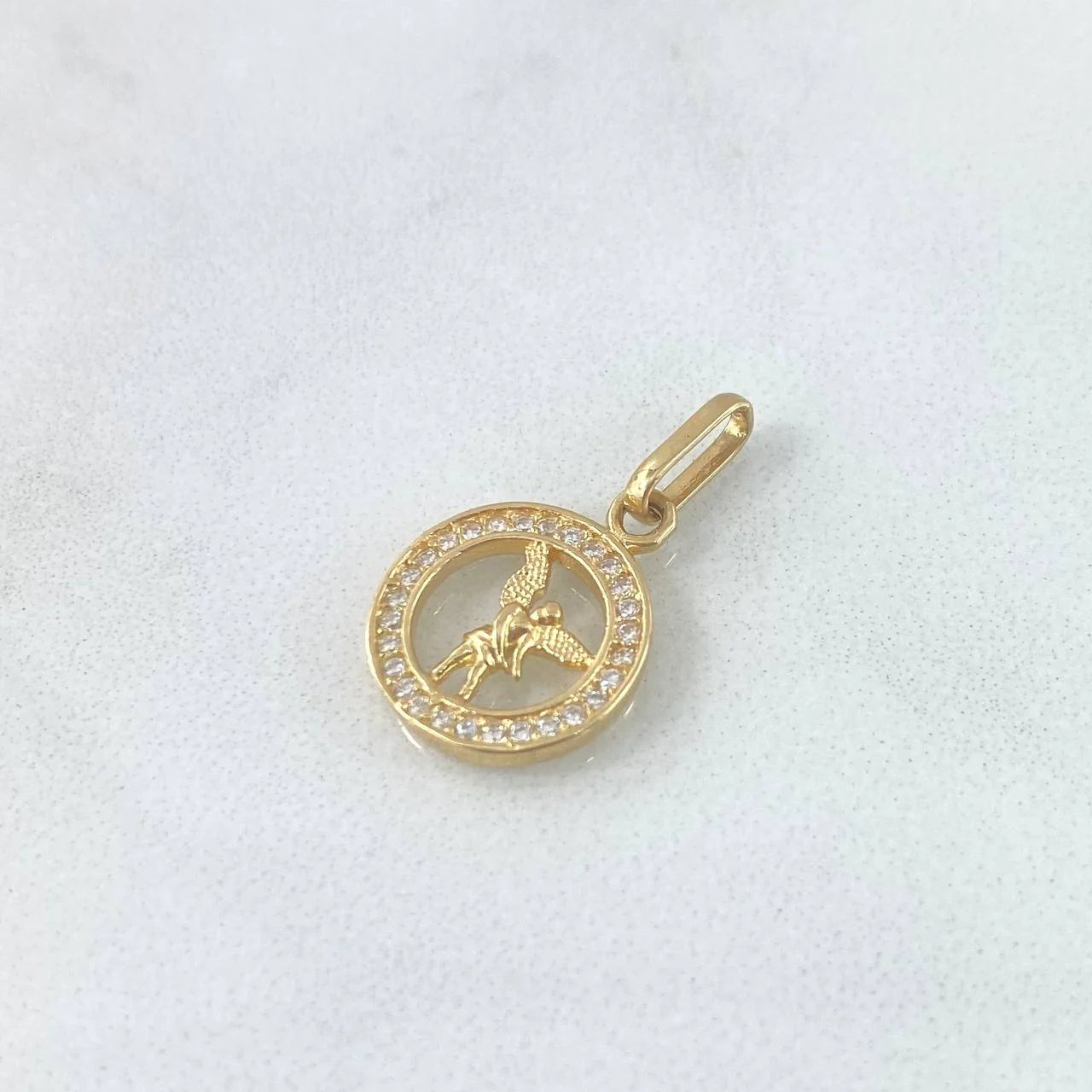 Dije San Gabriel 1.1 g / 1.8 cm Oro Amarillo 18K