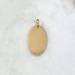 Dije Placa Ovalada 2.15gr / 3.5cm - 2.9cm * 1.8cm / Lisa Oro Amarillo