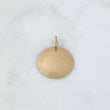 Dije Placa Circular 1.95gr / 2.3cm - 2cm * 24cm / Oro Amarillo