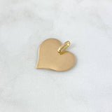 Dije Placa Corazón 2.25gr / 2.3cm - 2cm * 24cm / Lisa Oro Amarillo