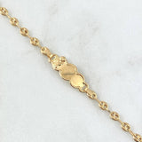 Pulso Bebé GC Placa Nube Angel 1.85gr / 14.5cm / 3.6mm Oro Amarillo 18K