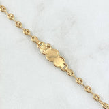 Pulso Bebé Gc Angel Nube Bordeada 1.95gr / 14cm / 3.6mm Oro Amarillo 18K *