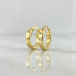 Candongas Diani 1.4gr / 1.5cm / Lisas Oro Amarillo *