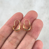 Candongas Ash 0.75gr / 1.6cm / Lisas Oro Amarillo *