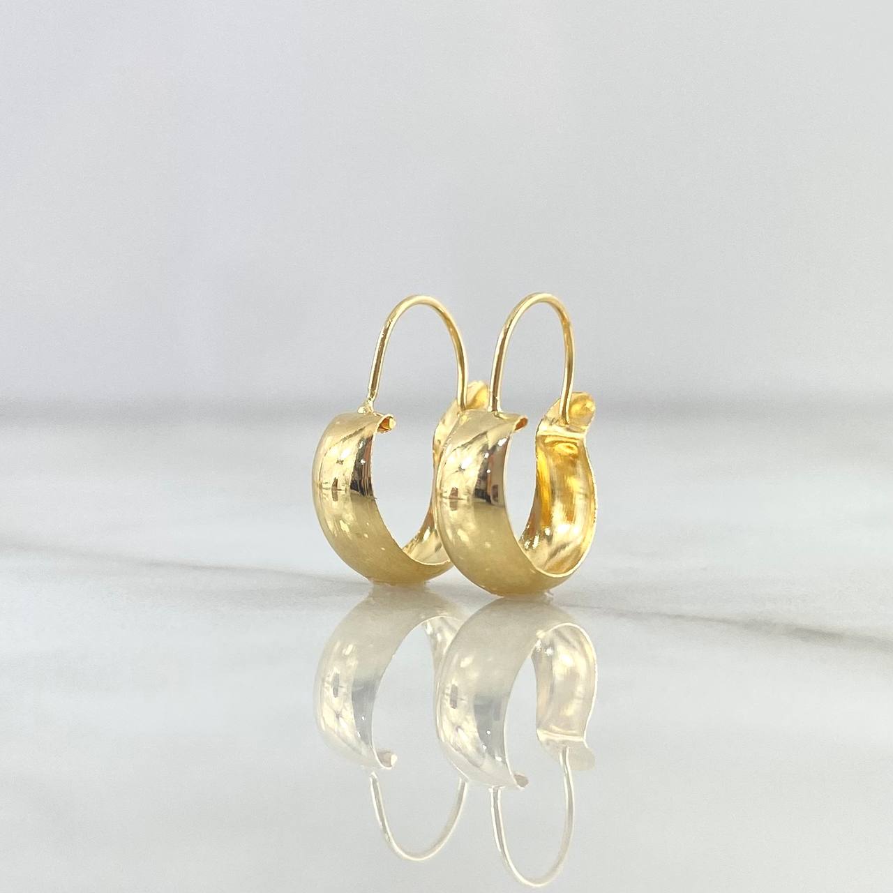 Candongas Ash 0.7gr / 1.6cm / Oro Amarillo 18K