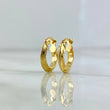 Candongas Ciri 1.15gr / 1.4cm / Puntos Orientales Oro Amarillo *