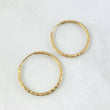 Candongas Aro Rayado 1.25gr / 2cm / Oro Amarillo 18K ©