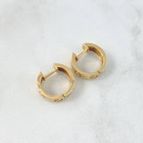 Candongas Tornillo 4.55gr / 1.5cm / Lisas Oro Amarillo *