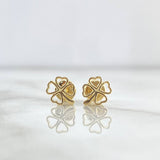 Topos Trebol 0.75gr / 8mm Oro Amarillo