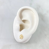 Topos Trebol 0.75gr / 8mm Oro Amarillo 18K *