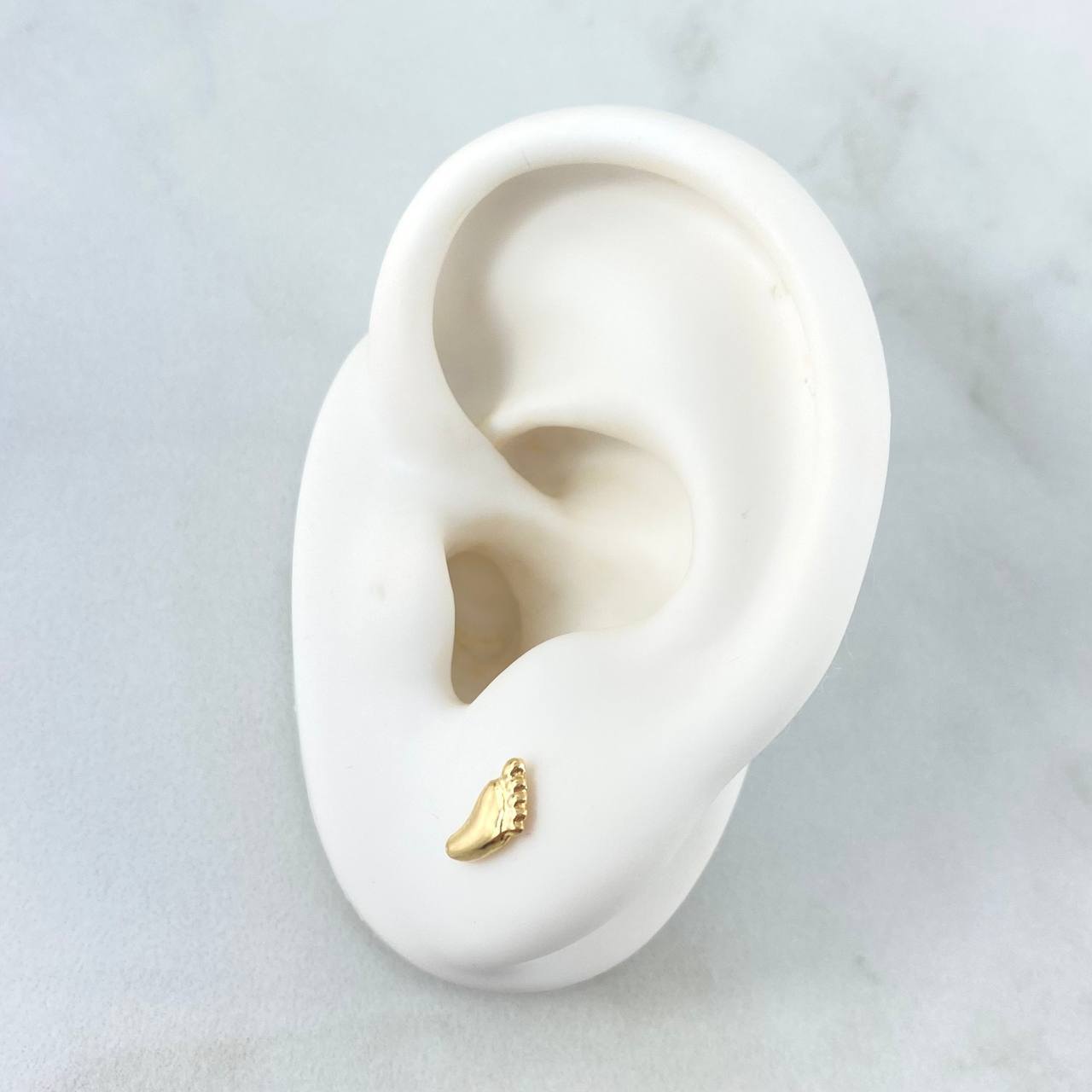 Topos Huella Pies 0.5gr / 8mm Oro Amarillo