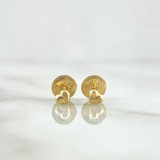 Topos Corazón 0.45gr / 4mm Oro Amarillo 18K