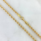 Cadena Lazo 5.65gr / 60cm / 2.8mm Oro Amarillo +3