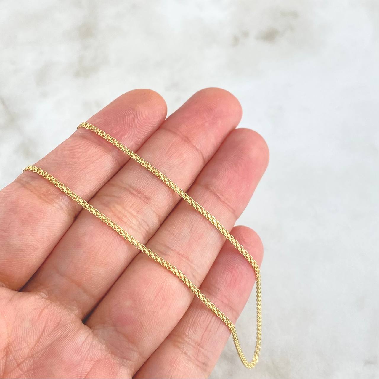 Cadena China 3.15gr / 60cm / 1.5mm Oro Amarillo +0