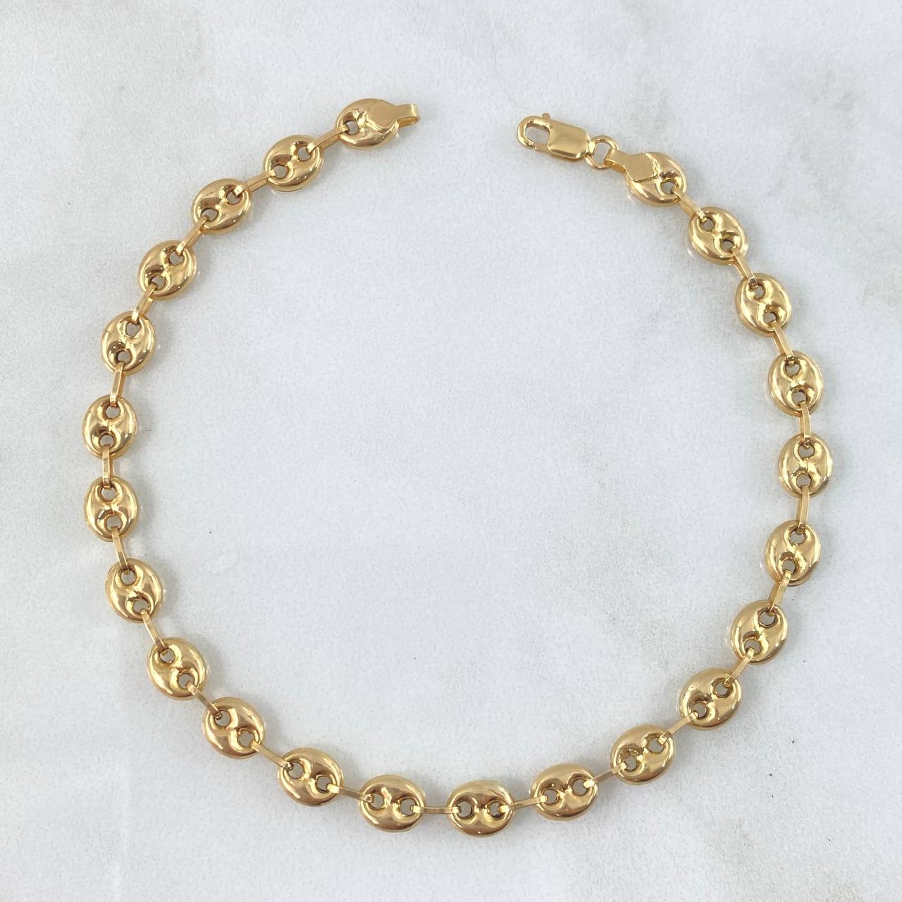 Pulso GC 4.65gr / 18cm / 5.8mm Liso Oro Amarillo 18K