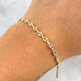 Pulso GC 2.8gr / 19.5cm / Tres Oros 18K *