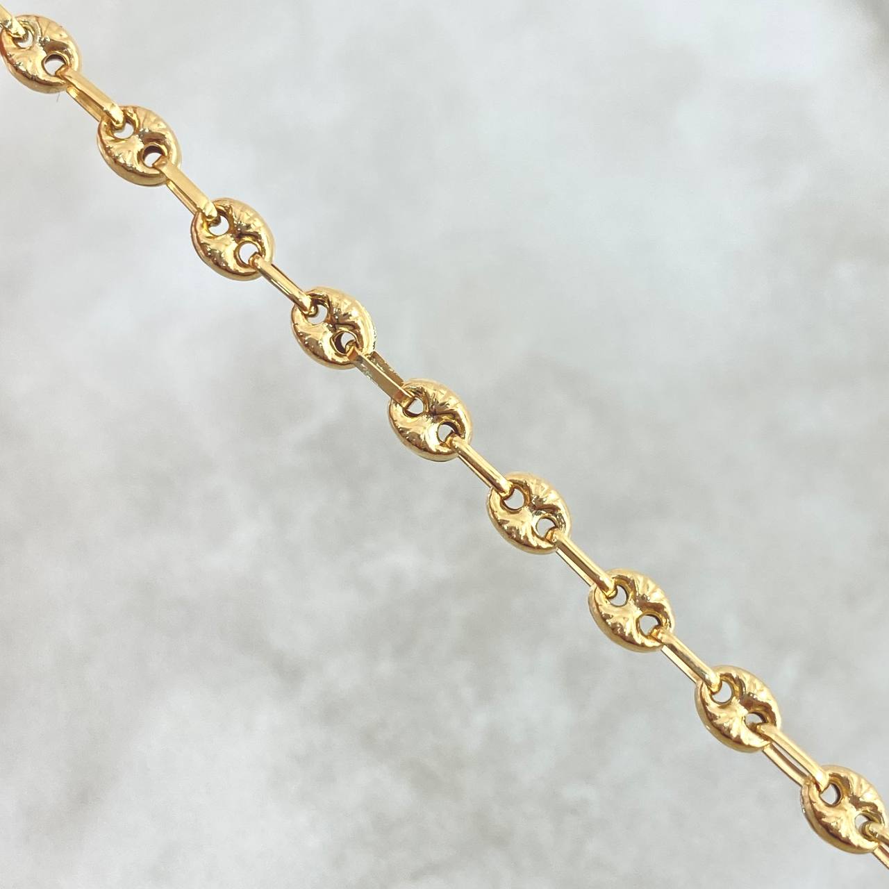 Pulso GC 2.5gr / 19cm / 3mm Diamantado Oro Amarillo ©