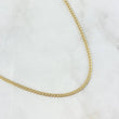 Cadena Cubana 3.5gr / 60cm / 2.5mm Oro Amarillo +0 ©