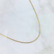 Cadena Escalera 1.5gr / 45cm / 1mm Oro Amarillo +3 ©