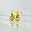 Topos Gota 3.95gr / 2cm / Lisa Broche Mariposa Oro Amarillo +4 18K