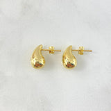 Topos Gota 2gr / 1.5cm / Lisa Broche Mariposa Oro Amarillo +4 18K