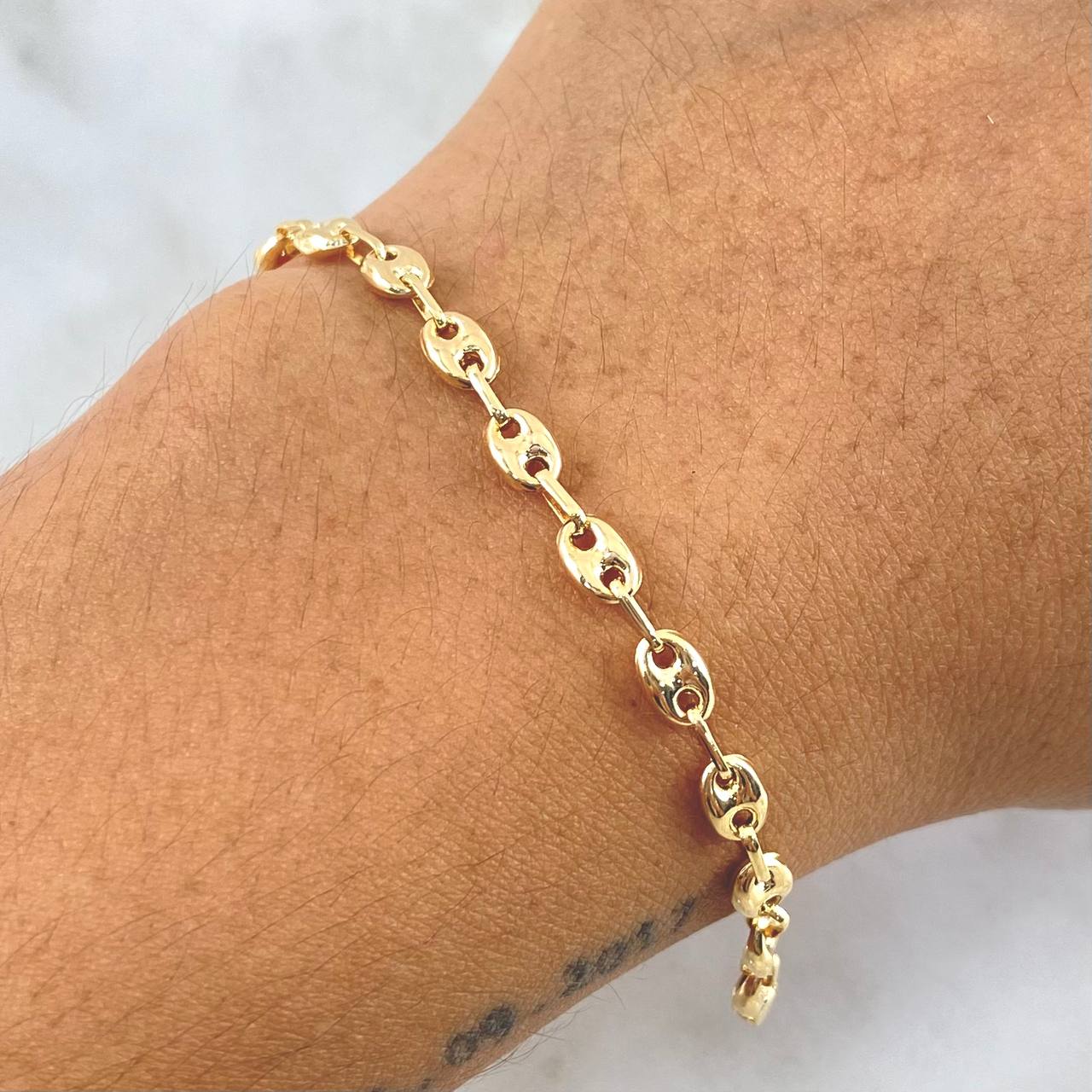 Pulso GC 2.55gr / 19cm / 4.2mm Oro Amarillo 18K *