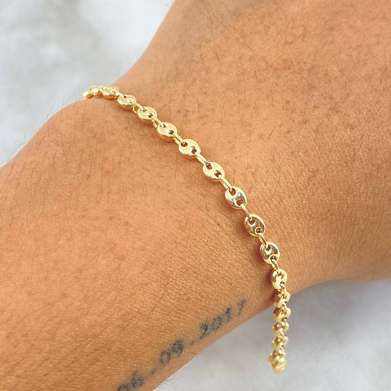 Pulso Gc 2.5gr / 19cm / 3mm Oro Amarillo ©
