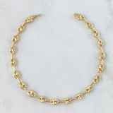 Pulso GC 3.15gr / 17cm / 3.8mm Diamantado Oro Amarillo 18K *