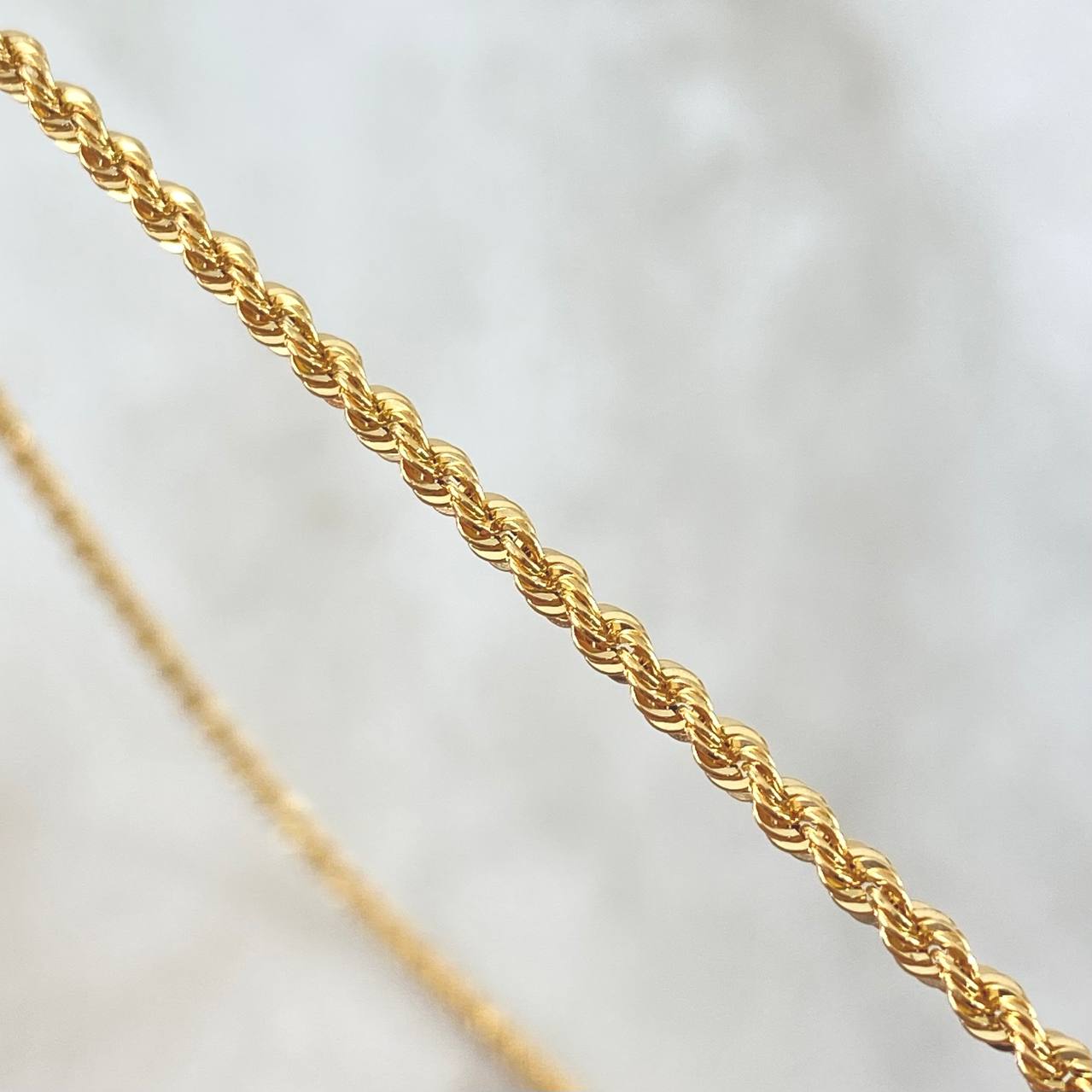 Cadena Lazo 2.75gr / 45cm / 2.2mm Oro Amarillo +3