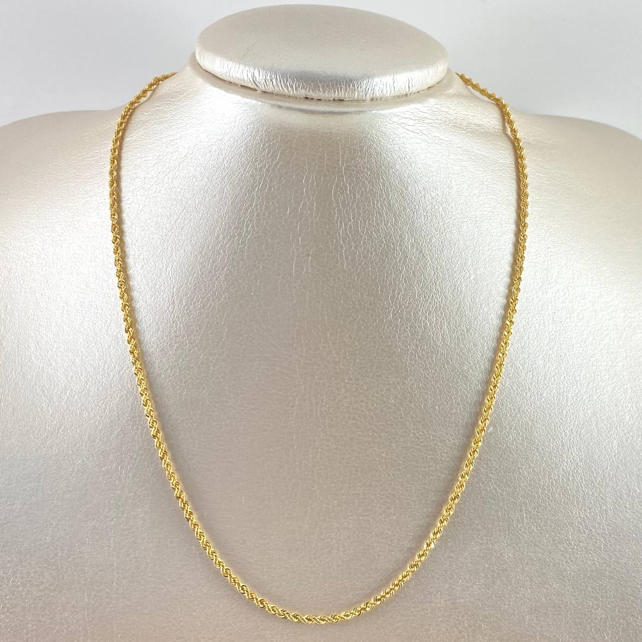 Cadena Lazo 2.85gr / 45cm / 2.2mm Oro Amarillo +3 18K *