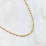 Cadena Lazo 2.85gr / 45cm / 2.2mm Oro Amarillo +3 18K *