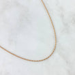 Cadena Lazo 0.85gr / 45cm / 1.2mm Oro Rosa +3