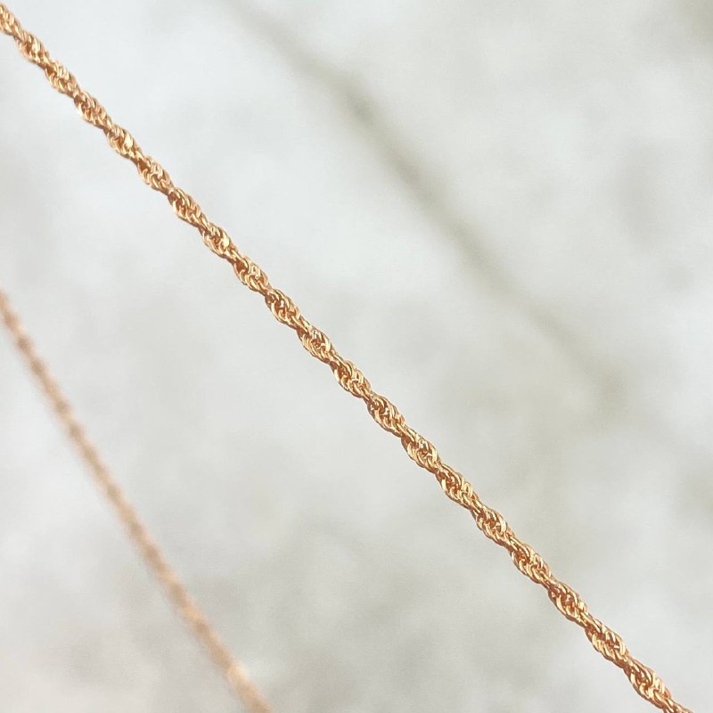Cadena Lazo 0.85gr / 45cm / 1.2mm Oro Rosa +3