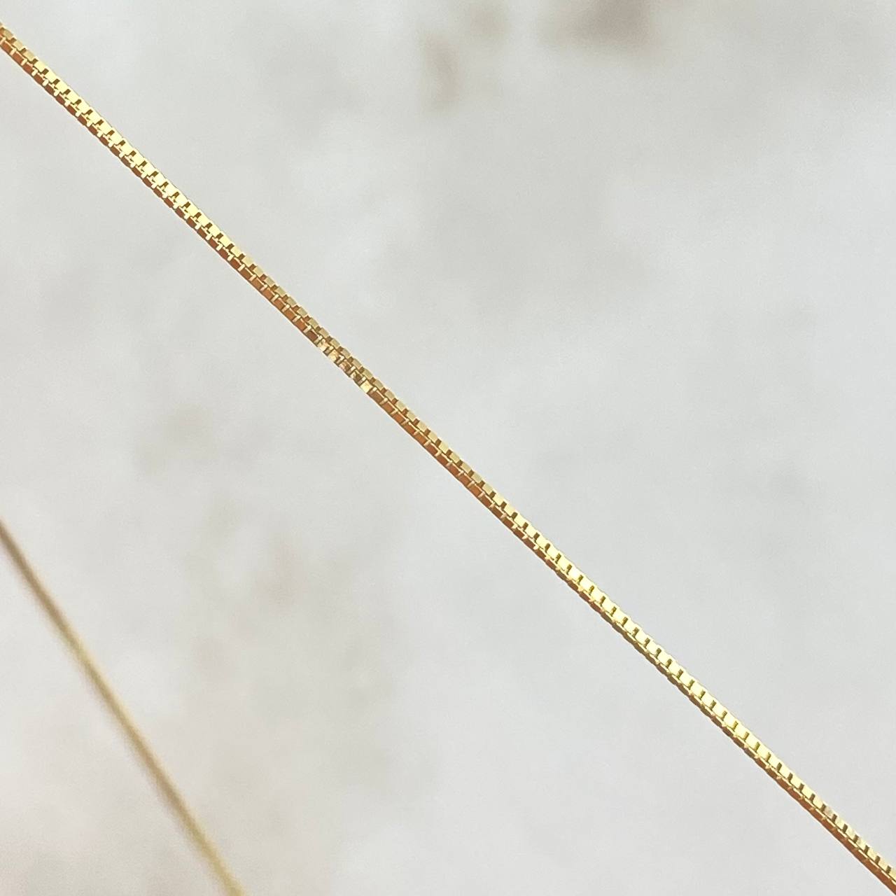 Cadena Veneciana 1.15gr / 45cm / 0.6mm Oro Amarillo +3 18K