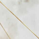 Cadena Veneciana 1.15gr / 45cm / 0.6mm Oro Amarillo +3 18K