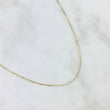 Cadena Veneciana 1.15gr / 45cm / 0.6mm Oro Amarillo +3 18K