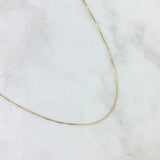Cadena Veneciana 1.15gr / 45cm / 0.6mm Oro Amarillo +3 18K