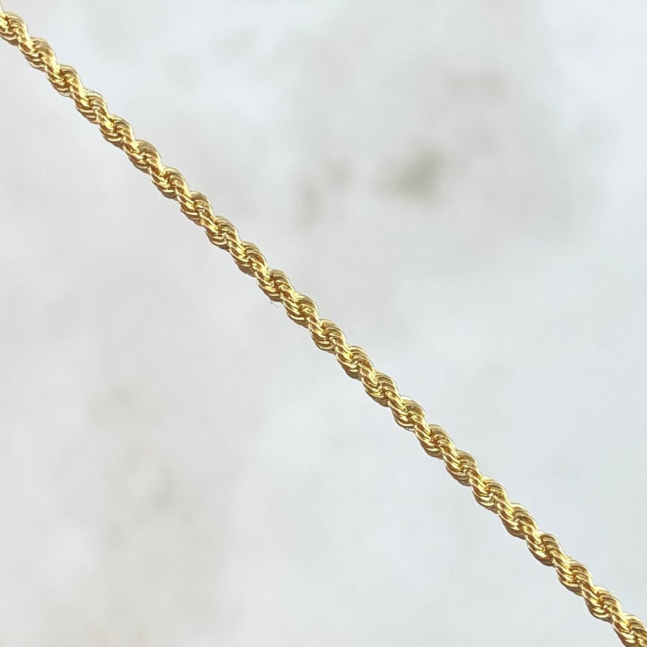 Cadena Lazo 1.85gr / 50cm / 1.6mm Oro Amarillo +3