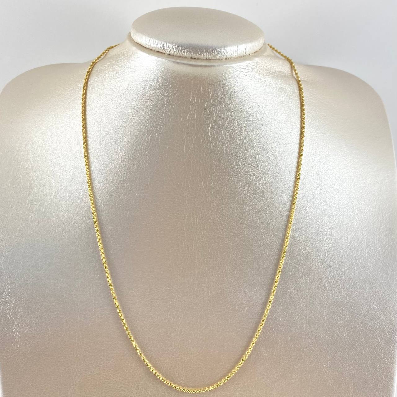 Cadena Lazo 1.85gr / 50cm / 1.6mm Oro Amarillo +3